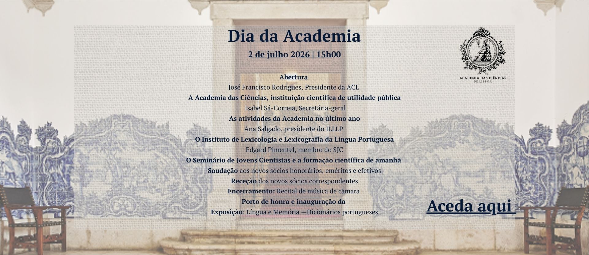 Convite Dia da Academia banner